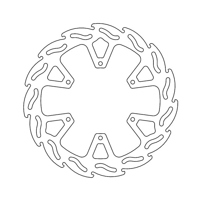 Flame Series Brake Rotor TUV Approved For Rear: KTM: 19-20 790 Adventure