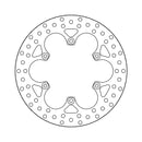Halo Series Fixed Brake Rotor TUV Approved For Front Left: Yamaha: 84-87 FJ 1100