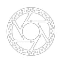 Halo Series Fixed Brake Rotor TUV Approved For Front Left: Aprilia: 89-90 Pegaso 600