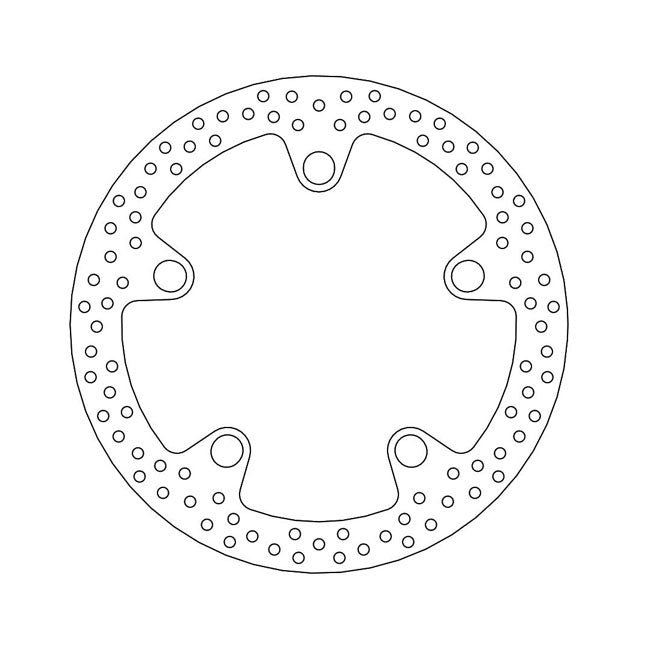 Halo Series Fixed Brake Rotor TUV Approved For Front Left: Honda: 12-17 VFR 1200 X Crosstourer