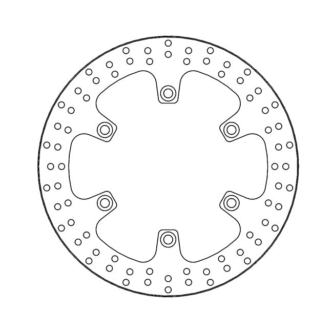 Halo Series Fixed Brake Rotor TUV Approved For Front Left: Honda: 92-01 CB 750 Seven Fifty