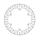 Halo Series Fixed Brake Rotor TUV Approved For Front Left: Yamaha: 94-03 XJ 900 Diversion
