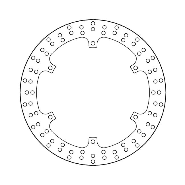 Halo Series Fixed Brake Rotor TUV Approved For Front Left: Yamaha: 94-03 XJ 900 Diversion