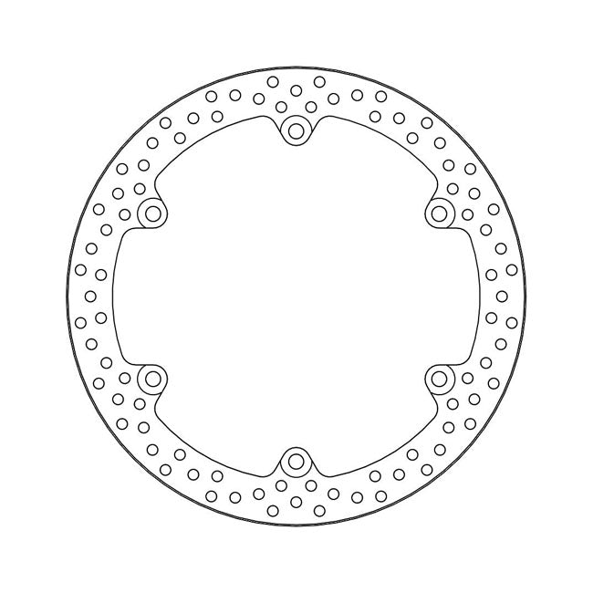 Halo Series Fixed Brake Rotor TUV Approved For Front Left: Honda: 14-21 CB 650 F
