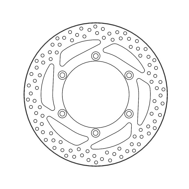 Halo Series Fixed Brake Rotor TUV Approved For Front Left: Triumph: 01-06 Bonneville 790 America