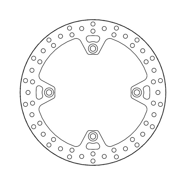 Halo Series Fixed Brake Rotor TUV Approved For Front Left: Honda: 90-03 XRV 750 R Africa Twin