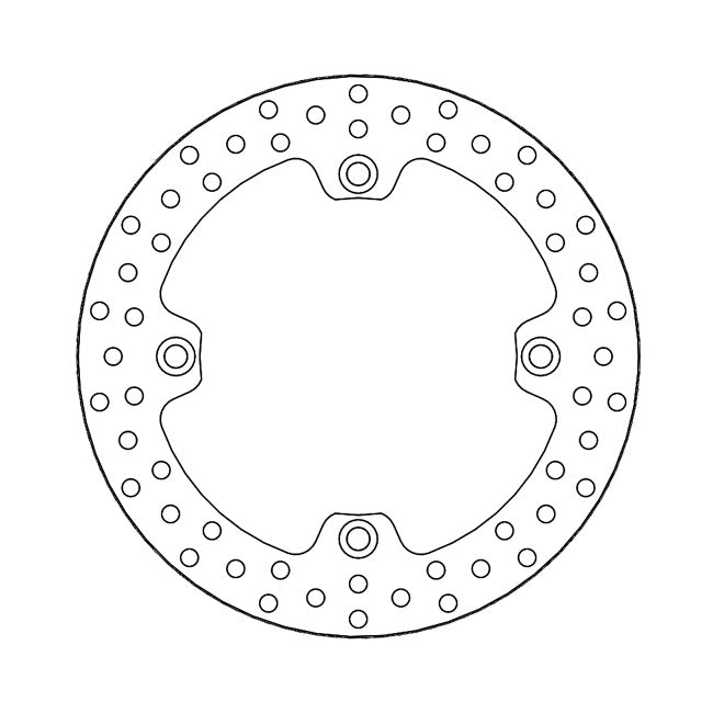 Halo Series Fixed Brake Rotor TUV Approved For Front Left: Honda: 88-92, 93-02 NX 650 Dominator