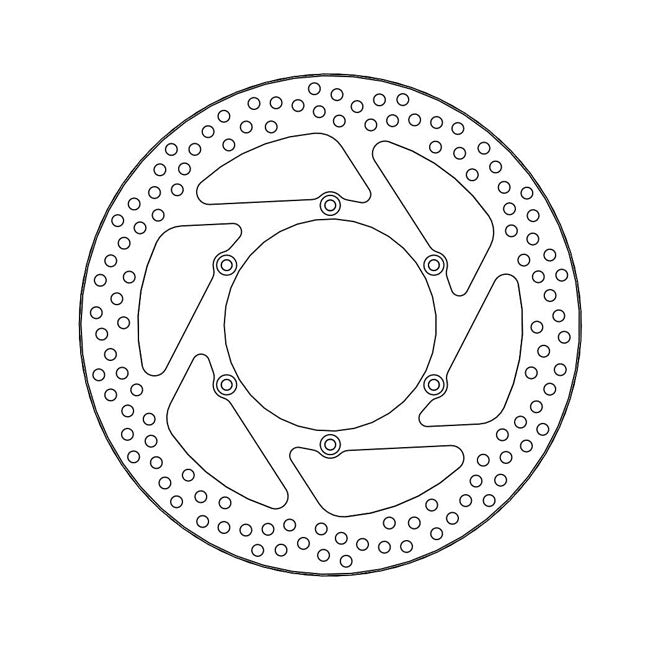 Halo Series Fixed Brake Rotor TUV Approved For Front Right: KTM: 03-06 950 Adventure