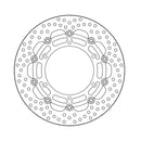 Halo Series Floating Brake Rotor Black TUV Approved For Front Left: Yamaha: 02-06 BT 1100 Bulldog