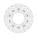 Halo Series Floating Brake Rotor Black TUV Approved For Front Left: Yamaha: 10-16 FZ 8 800