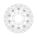 Halo Series Floating Brake Rotor Black TUV Approved For Front Left: Honda: 98-99 CB 600 F, Hornet Japan