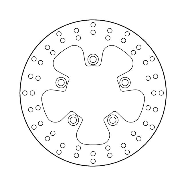 Halo Series Brake Rotor TUV Approved For Rear: Suzuki: 95-04 Bandit 600 S N