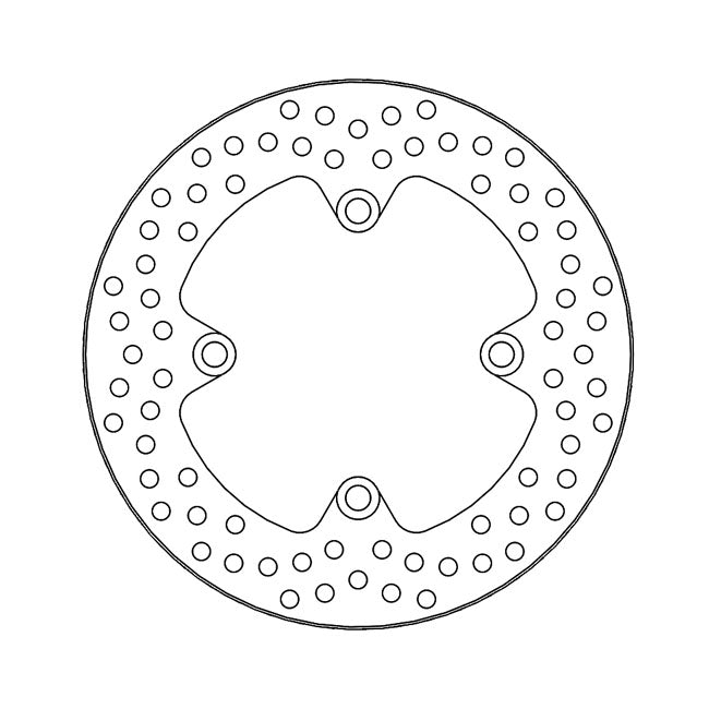 Halo Series Brake Rotor TUV Approved For Rear: Kawasaki: 00-03, 04-07 ZX-12R Ninja 1200