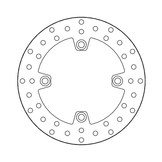 Halo Series Brake Rotor TUV Approved For Rear: Honda: 82-88 CB 400 N