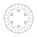 Halo Series Brake Rotor TUV Approved For Rear: Yamaha: 90-95 FZR 600 R