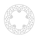 Halo Series Brake Rotor TUV Approved For Rear: Aprilia: 09 Mana 850 GT