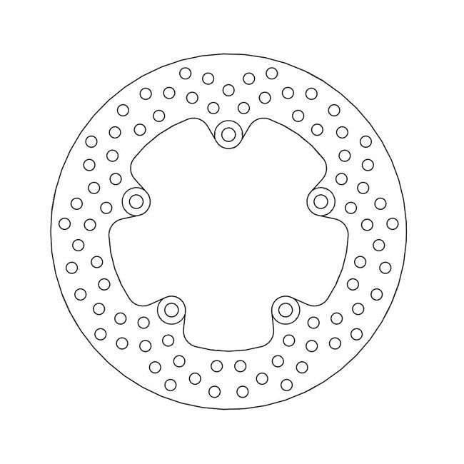 Halo Series Brake Rotor TUV Approved For Rear: Aprilia: 09 Mana 850 GT