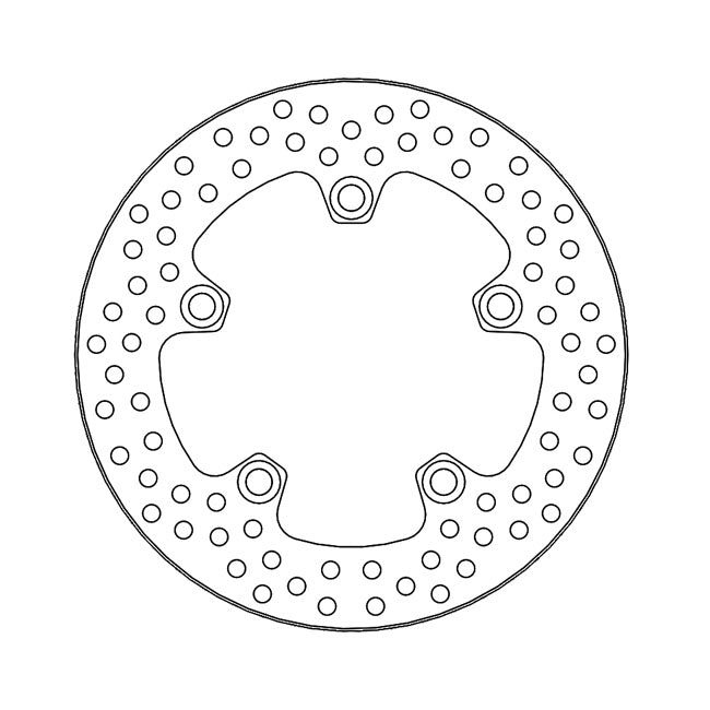 Halo Series Brake Rotor TUV Approved For Rear: Yamaha: 17-22 MT-10 1000 SP