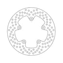 Halo Series Brake Rotor TUV Approved For Rear: Ducati: 03-07 749 R