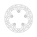 Halo Series Brake Rotor TUV Approved For Rear: Yamaha: 06-15 FZ1-N 1000 Fazer