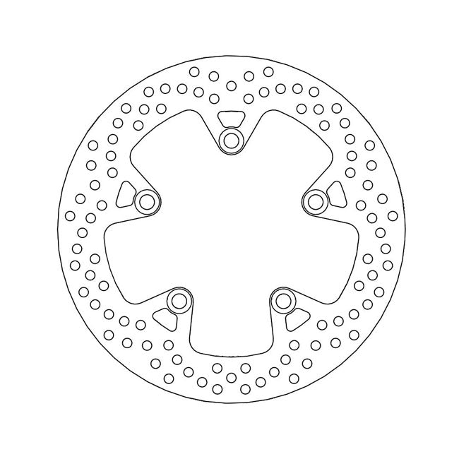 Halo Series Brake Rotor TUV Approved For Rear: Yamaha: 06-15 FZ1-N 1000 Fazer