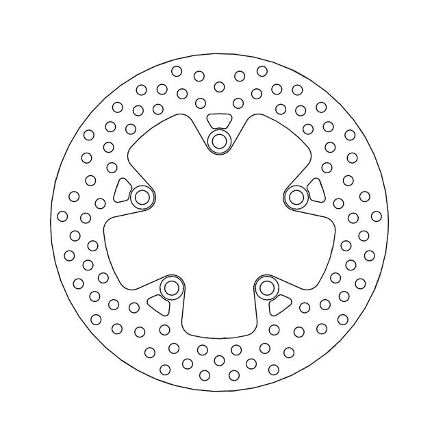 Halo Series Brake Rotor TUV Approved For Rear: Kawasaki: 97-00 ZRX 1100