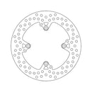 Halo Series Brake Rotor TUV Approved For Rear: Ducati: 10-13 Hypermotard 796