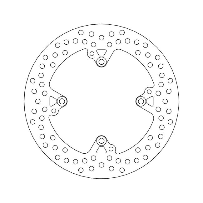 Halo Series Brake Rotor TUV Approved For Rear: Ducati: 10-13 Hypermotard 796