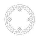 Halo Series Brake Rotor TUV Approved For Rear: Kawasaki: 04-07 KLV 1000