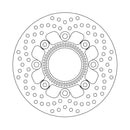 Halo Series Brake Rotor TUV Approved For Rear: Kawasaki: 06-17 ER-6F 650 ABS