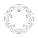 Halo Series Brake Rotor TUV Approved For Rear: Suzuki: 06 Bandit 1200 S ABS