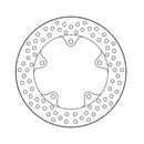 Halo Series Brake Rotor TUV Approved For Rear: Aprilia: 20-22 RS 660