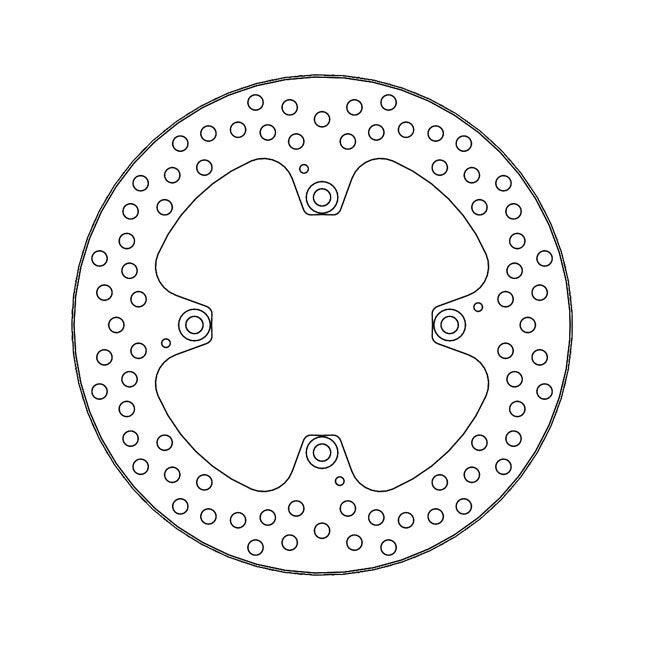 Halo Series Brake Rotor TUV Approved For Rear: Ducati: 14-16 Hypermotard 821