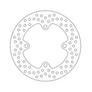 Halo Series Brake Rotor TUV Approved For Rear: Kawasaki: 08-15, 16-22 ZX-10R Ninja 1000 ABS