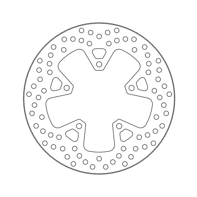 Halo Series Brake Rotor TUV Approved For Rear: KTM: 16-22 1290 Superduke GT