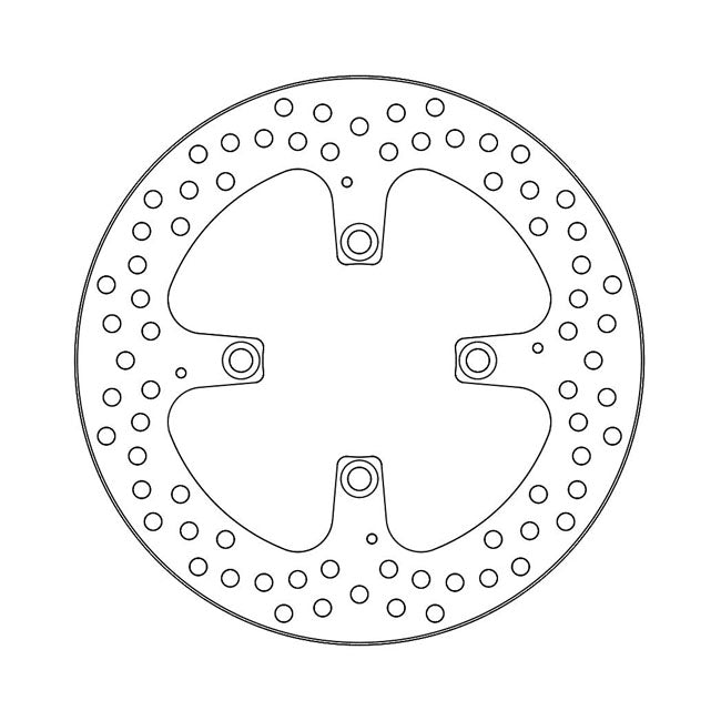 Halo Series Brake Rotor TUV Approved For Rear: Ducati: 06-10 D16RR Desmosedici RR 990