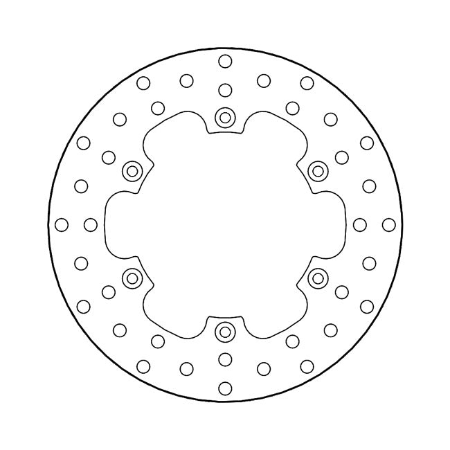 Halo Series Brake Rotor TUV Approved For Rear: Yamaha: 93-04 TT 600 R