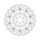 Flame Series Floating Brake Rotor Black TUV Approved For Front Left: BMW: 11-14 HP4 1000 K42 HPWheel