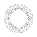 Flame Series Floating Brake Rotor Black TUV Approved For Front Left: BMW: 18-up F 750 GS