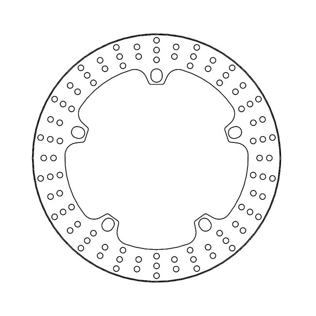 Halo Series Fixed Brake Rotor TUV Approved For Front Left: BMW: 97-00 R 850 C 99 259C Cast Wheel ABS