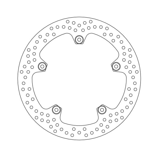 Halo Series Fixed Rivited Brake Rotor TUV Approved For Front Left & Right: BMW: 13-16 S 1000 R K47 Standard Wheel