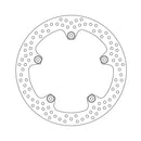 Halo Series Fixed Rivited Brake Rotor TUV Approved For Front Left & Right: BMW: 14-16 F 800 GT K71