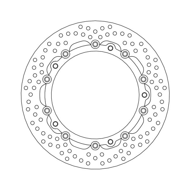 Halo Series Floating Brake Rotor TUV Approved For Front Left & Right: BMW: 18-up F 750 GS