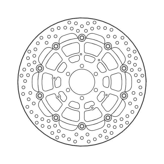 Halo Series Floating Brake Rotor TUV Approved For Front Left: BMW: 11-14 HP4 1000 K42 HPWheel