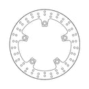 Halo Series Brake Rotor TUV Approved For Rear: BMW: 06-13 F 650 GS K72