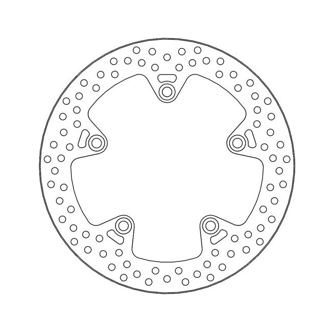 Halo Series Brake Rotor TUV Approved For Rear: BMW: 13-18 R 1200 GS Adventure LC K51