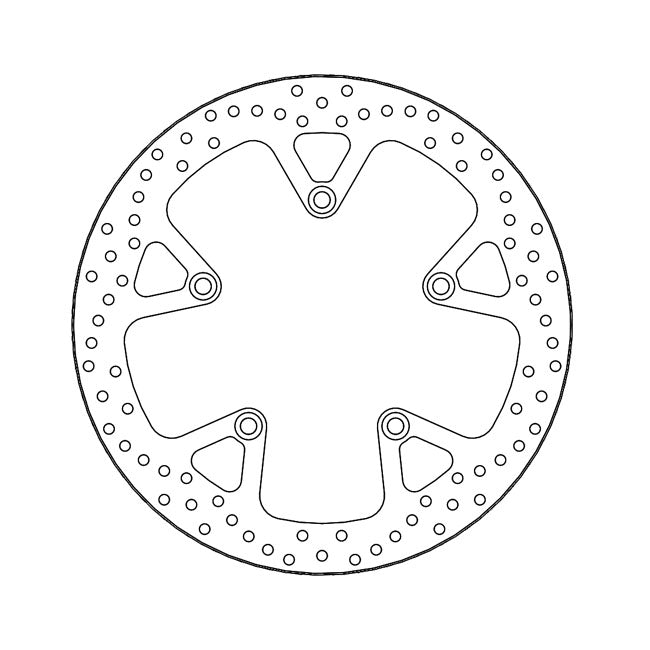 Halo Series Brake Rotor TUV Approved For Rear: BMW: 18-up K 1600 B HP Wheel