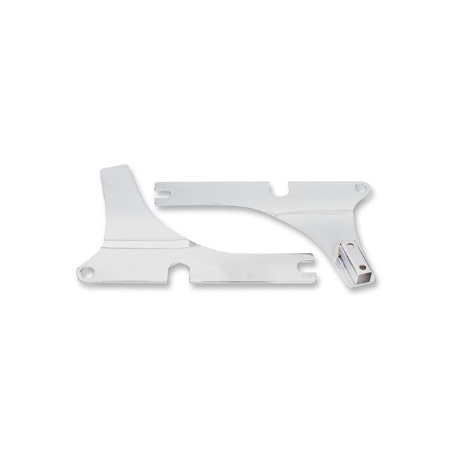 Rigid Sissy Bar Side Plates Chrome