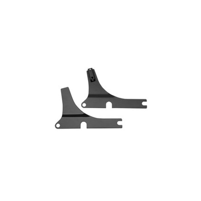 Rigid Sissy Bar Side Plates Black For 13-17 Softail FXSB Breakout NU