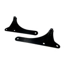 Rigid Sissy Bar Side Plates Black For 18-21 FLHC/S Heritage